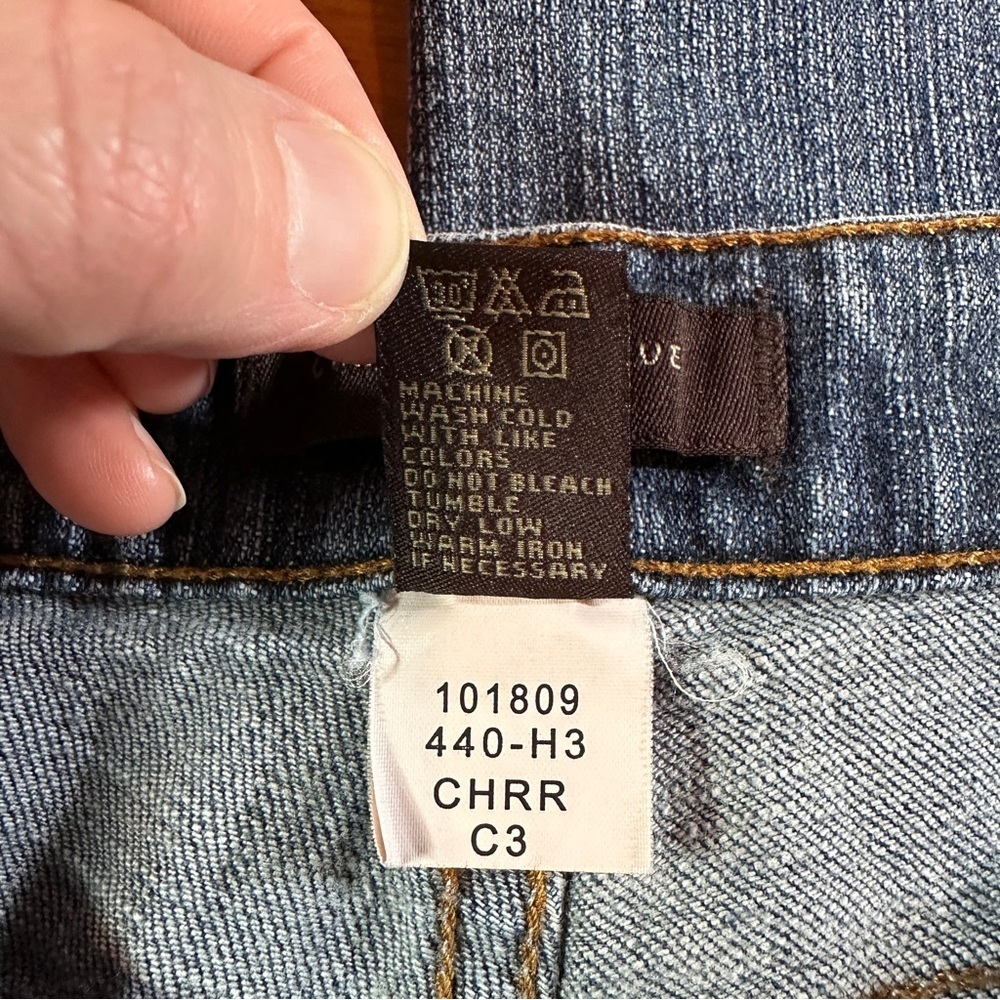 Christopher Blue Straight Leg Denim Jeans - Size 10 - Picture 11 of 11